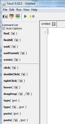 Sikuli: Create simple automation scripts using screenshots